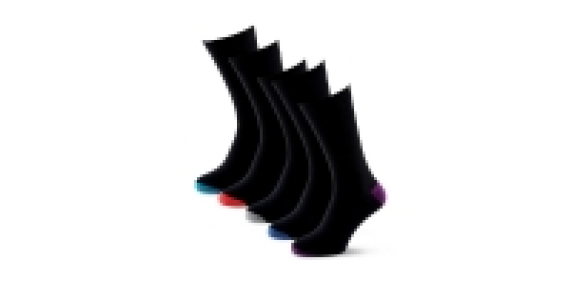 Mens Heel/ Toe Socks 5 -Pack £3.99