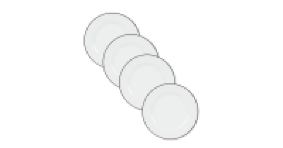 Metallic Trim Side Plates 4 Pack