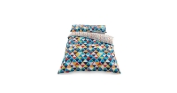 Triangle Printed King Size Duvet Set