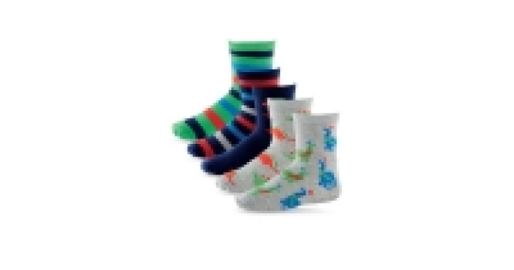 Childrens Dinosaur Socks 5 - Pack