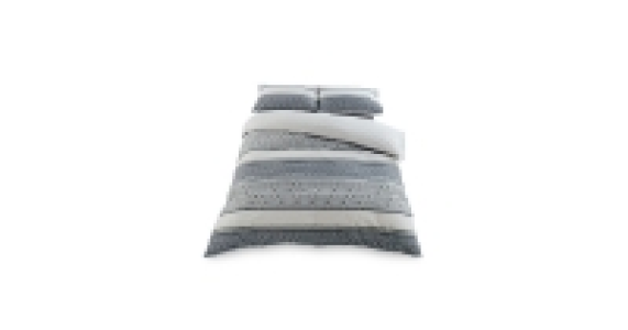 Hexagon Printed King Size Duvet Set