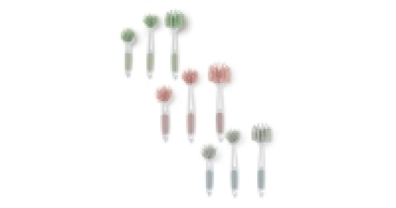 Oval, Round and Pot Brush Set
