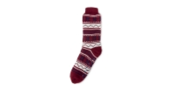 Mens Fairisle Fleece Slipper Socks £4.99