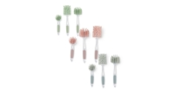 Oval and Glass Brush Set