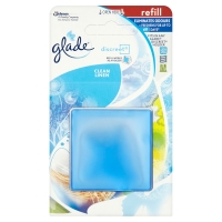 Wilko  Glade Discreet Air Freshener Refill Clean Linen 12g