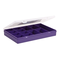 Wilko  Wham Organiser Box Rectangle With 13 Divisions 29cm