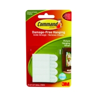 Wilko  Command Damage-Free Hanging Strips Picture Small White x 4 1