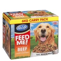 Wilko  HiLife Feed Me with Beef and Fresh Vegetables Flavoured with