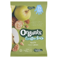 Wilko  Organix Finger Foods Apple Rice Cakes 50g
