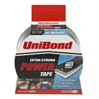 Wilko  Unibond Power Tape Extra Strong Silver 50mmx25m