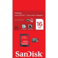 Wilko  Sandisk 16GB Micro SD Adaptor