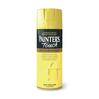 Wilko  Rust-Oleum Painters Touch Gloss Spray Paint Sun Yellow 400m