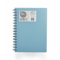 Wilko  Wilko Notebook Plastic Cover Wire Bound A5