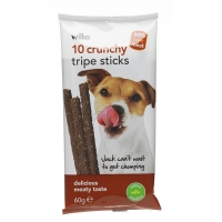 Wilko  Wilko Dog Treats Crunchy Tripe Stick 10pk
