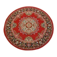 Wilko  Marvel Traditional Red Rug Circle 120cm