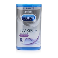 Wilko  Durex Invisible Lubricated 12s