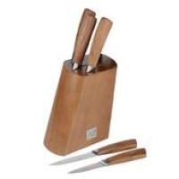 Ocado  Arthur Price Kitchen Rosewood Handled 5 Piece Knife Block