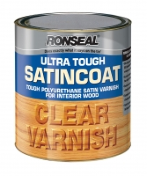 Ronseal Ultra Tough Interior Varnish Clear Satin 2.5L £36.99