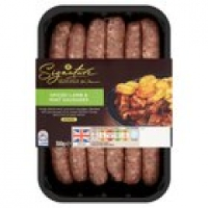 M Signature Spiced Lamb & Mint Sausages £3.19