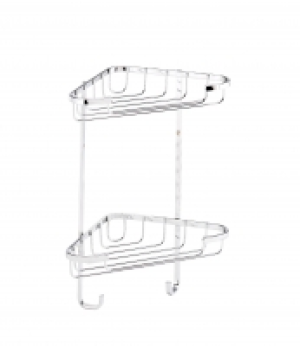 Croydex Rust Free Small Two Tier Corner Basket &pound;12.99