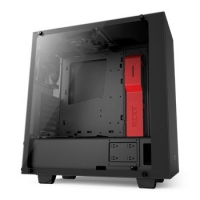 Scan  S340 NZXT Elite Black/Red Gaming Case with HDMI VR Support