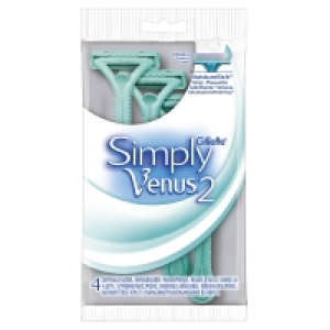 Gillette Simply Venus Disposable Razors 4pk £1.90