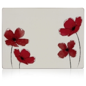 Wilko  Poppy 4pk Placemat