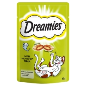 Dreamies Cat Treats Tuna 60g £1.00