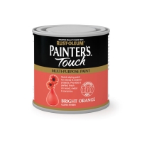 Wilko  Rust-Oleum Painters Touch Gloss Paint Bright Orange 250ml