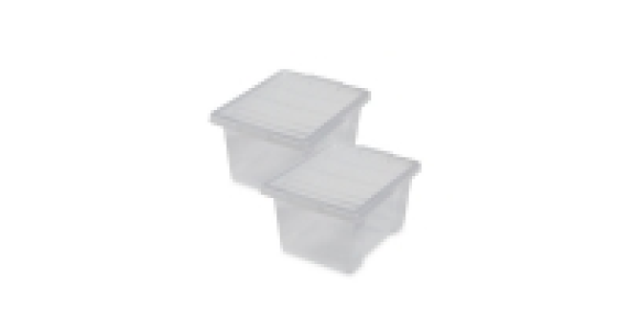 20L Storage Box 2-Pack