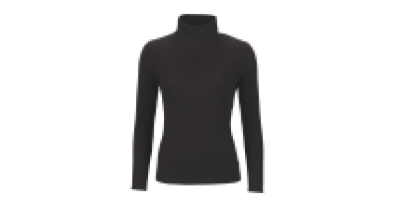 Avenue Ladies High Neck Rib Jumper
