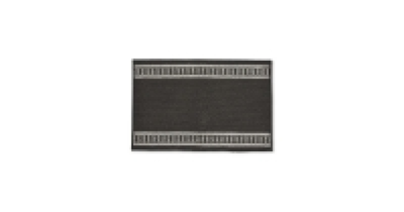 Stripe Border Washable Kitchen Mat