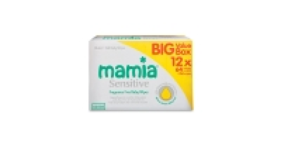 Mamia Sensitive Baby Wipes Multipack