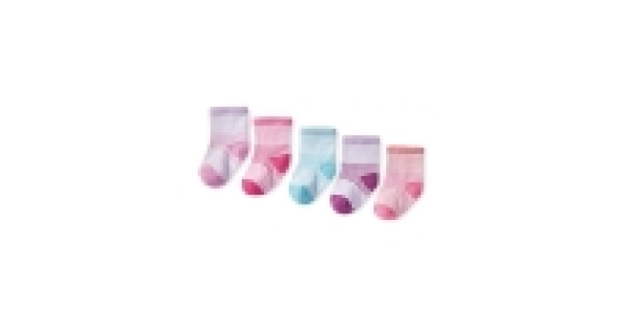 Girls Striped Baby Socks 5-Pack