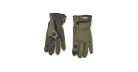 Anglers Neoprene Gloves Green