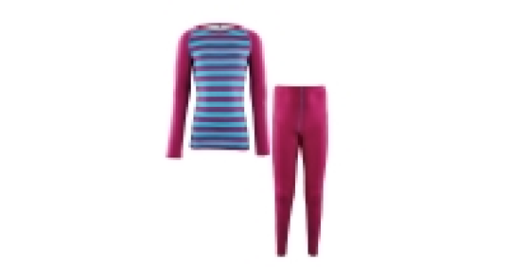 Girls Berry Striped Base Layer Set