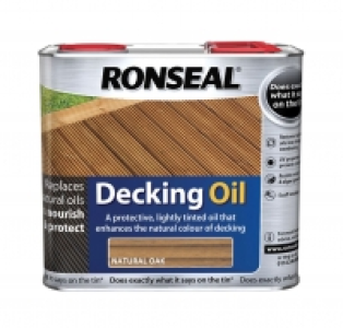 Ronseal Decking Oil Natural Oak 2.5L £27.99