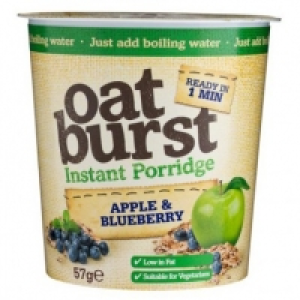 Oatburst Instant Porridge Apple & Blueberry 57g £1.00