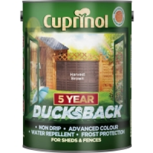 Cuprinol 5 Year Ducksback Harvest Brown 5ltr £14.00