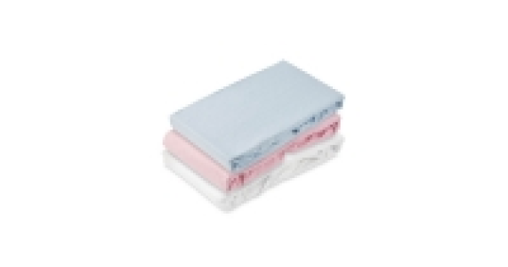 Moses Basket Fitted Sheet 2-Pack