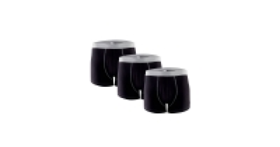 Mens Hipsters 3-Pack Black