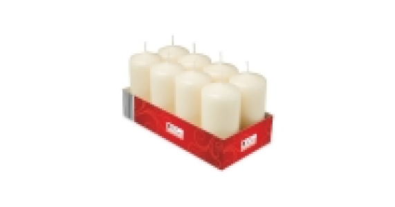 Aldi  Pillar Candles 8 Pack