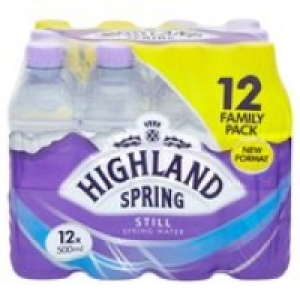 Highland Spring Still Spring Water £3.00