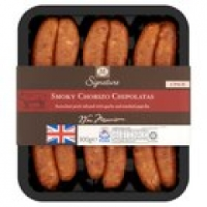 M Signature Smoky Chorizo Chipolatas &pound;3.19