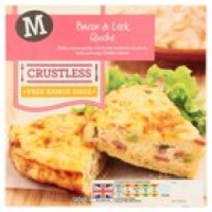 Morrisons Crustless Bacon & Leek Quiche &pound;2.39