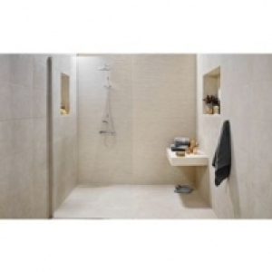 Wickes Mayfield Beige Splitface Ceramic Wall Tile 298 x 498m
