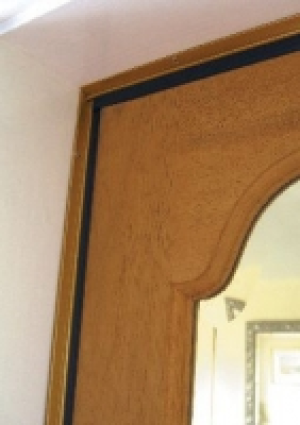 Wickes Full Door Metal Draught Excluder Gold Effect 5028mm £19.99