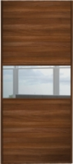 Wickes Sliding Wardrobe Door Fineline Walnut Panel & Mirror  £111.20
