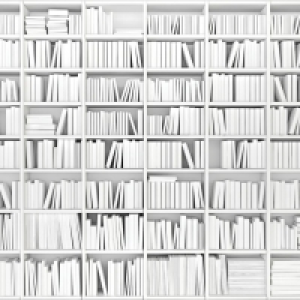 ohpopsi Library Wall Mural Black & White Large £59.99