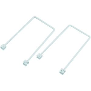 Wickes Twin Slot Flex Bookends 200mm 2 Pack £4.99